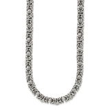 Stainless Steel 7 mm Polished Chain Necklace