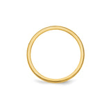 10k Yellow Gold Milgrain wedding band ring alternate angle