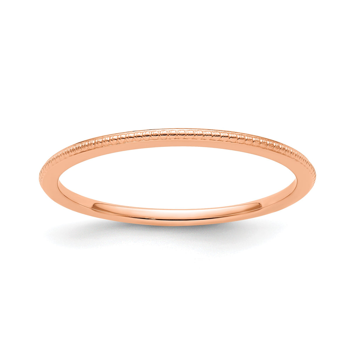 14k Rose Gold wedding band ring