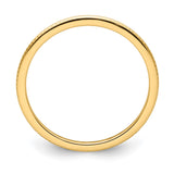 14k Yellow Gold wedding band ring alternate angle