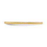 14k Yellow Gold wedding band ring detail view