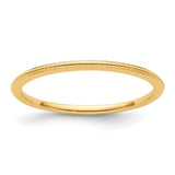14k Yellow Gold wedding band ring
