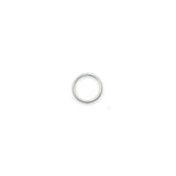 10k White Gold Milgrain wedding band ring alternate angle