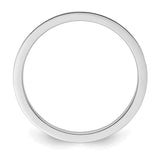 14k White Gold wedding band ring alternate angle