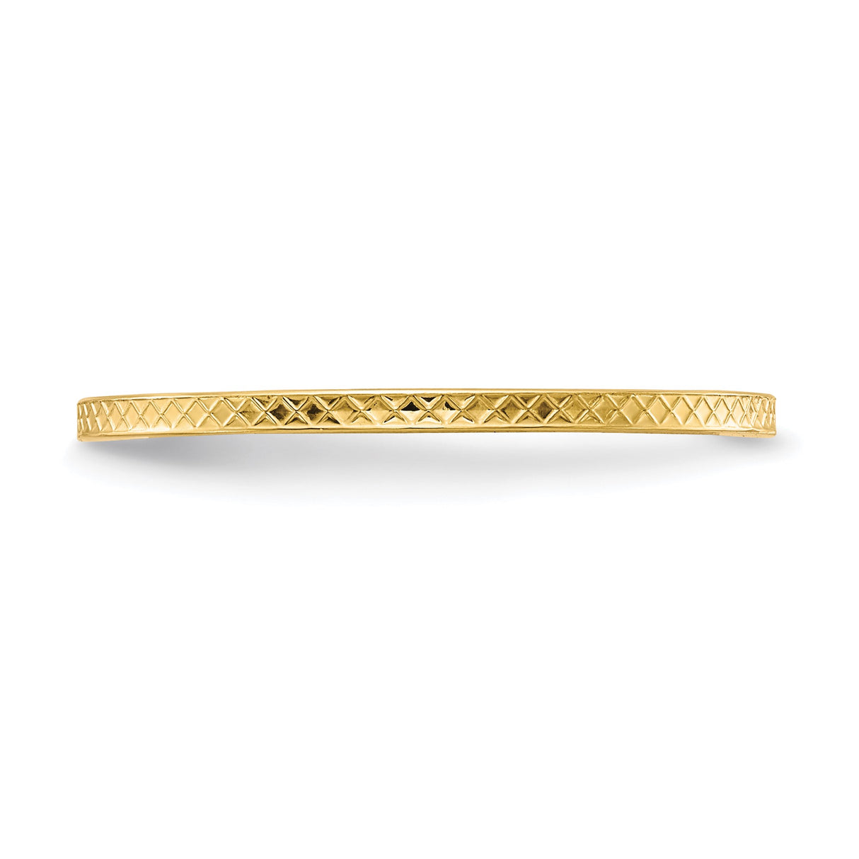 14k Yellow Gold wedding band ring detail view