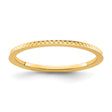14k Yellow Gold wedding band ring