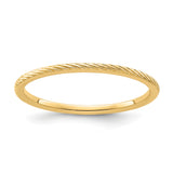 14k Yellow Gold wedding band ring