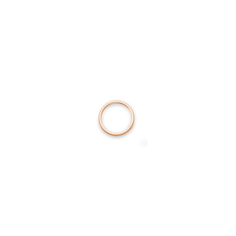 10k Rose Gold Milgrain wedding band ring alternate angle