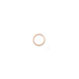 14k Rose Gold Milgrain wedding band ring alternate angle
