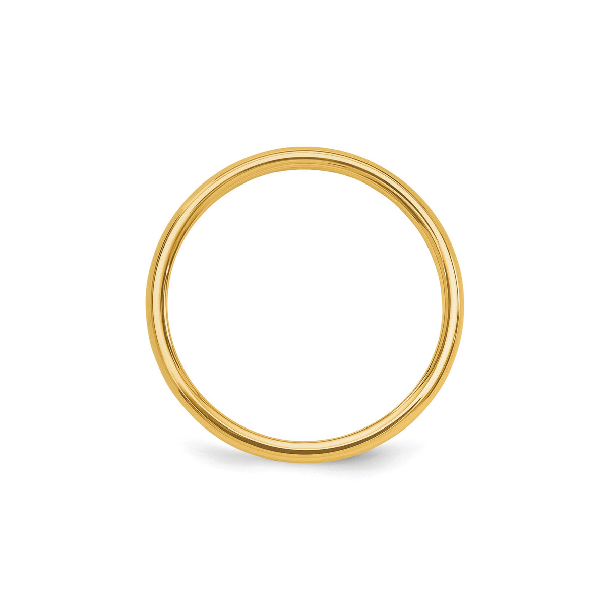 10k Yellow Gold wedding band ring alternate angle