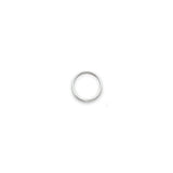 10k White Gold wedding band ring alternate angle