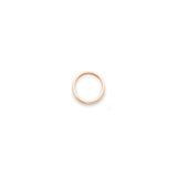 10k Rose Gold wedding band ring alternate angle