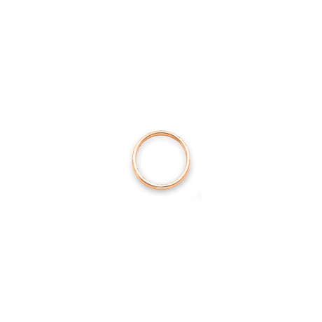 14k Rose Gold wedding band ring alternate angle