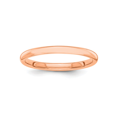 14k Rose Gold wedding band ring