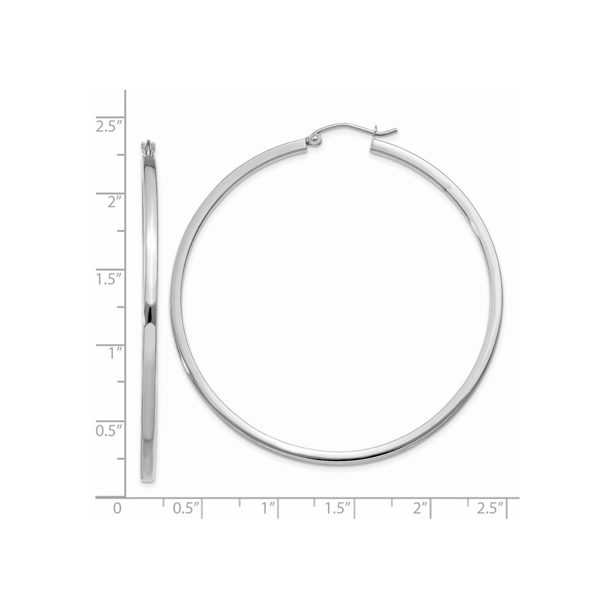 14k White Gold Mens Wedding Band Ring with Brushed Center and Polished Edges