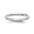 14k White Gold Comfort Fit wedding band ring