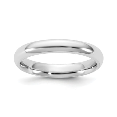 10k White Gold Comfort Fit wedding band ring