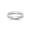 10k White Gold Comfort Fit, Lightweight wedding band ring