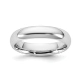14k White Gold Comfort Fit wedding band ring