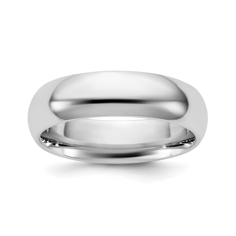 10k White Gold Comfort Fit wedding band ring