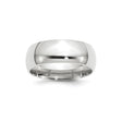 10k White Gold Comfort Fit, Lightweight wedding band ring
