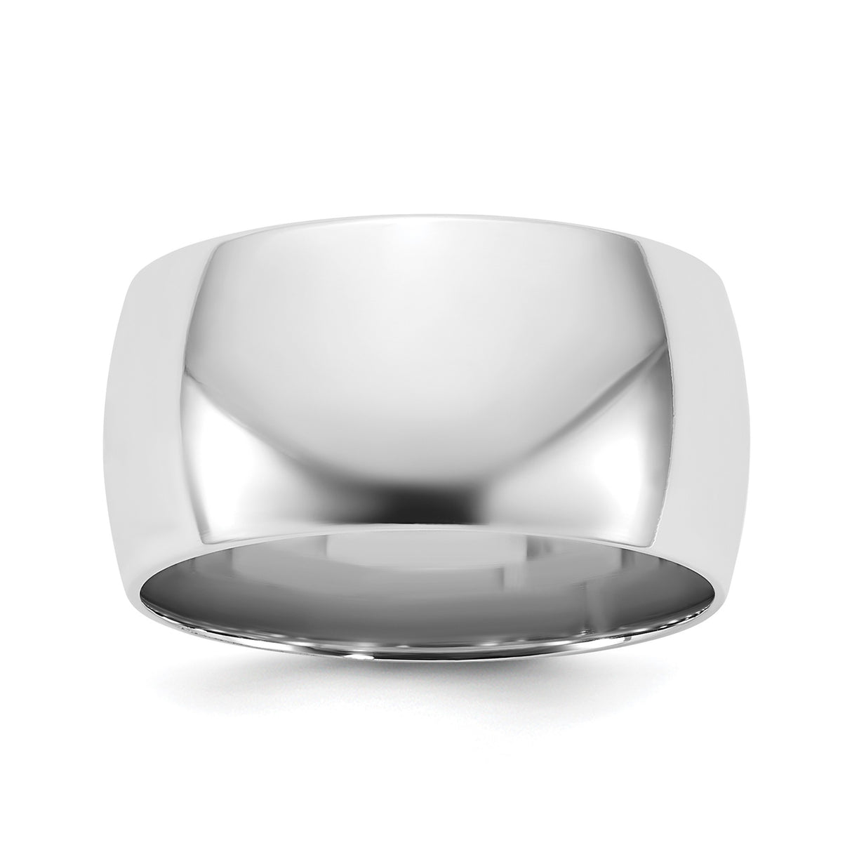 10k White Gold Comfort Fit wedding band ring
