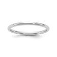 14k White Gold Comfort Fit, Lightweight wedding band ring