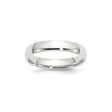 10k White Gold Comfort Fit, Lightweight wedding band ring