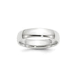 10k White Gold Comfort Fit, Lightweight wedding band ring
