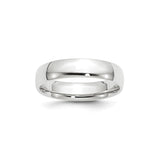 10k White Gold Comfort Fit, Lightweight wedding band ring