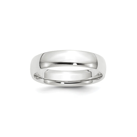 10k White Gold Comfort Fit, Lightweight wedding band ring