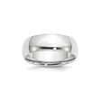 10k White Gold Comfort Fit, Lightweight wedding band ring