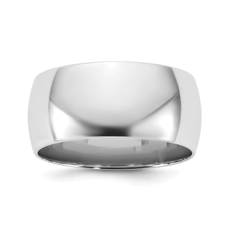 10k White Gold Comfort Fit, Lightweight wedding band ring