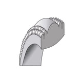 Sterling Silver Milgrain, Comfort Fit wedding band ring detail view