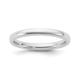 14k White Gold Comfort Fit wedding band ring