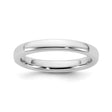 14k White Gold Comfort Fit wedding band ring