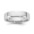 14k White Gold Comfort Fit wedding band ring