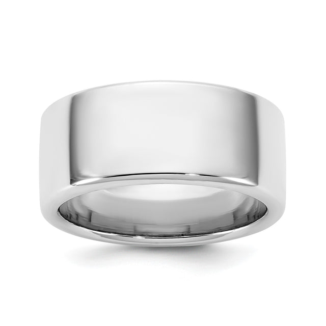 14k White Gold Comfort Fit wedding band ring