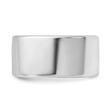 14k White Gold Comfort Fit wedding band ring detail view