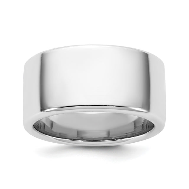 14k White Gold Comfort Fit wedding band ring