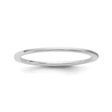 14k White Gold Flat, Comfort Fit wedding band ring