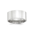 14k White Gold Flat, Comfort Fit wedding band ring
