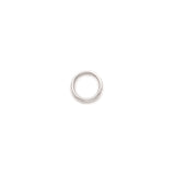 10k White Gold Milgrain, Domed wedding band ring detail view