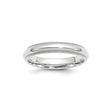 10k White Gold Milgrain, Comfort Fit wedding band ring