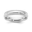10k White Gold Milgrain, Comfort Fit wedding band ring