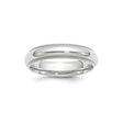 10k White Gold Milgrain, Comfort Fit wedding band ring