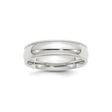 10k White Gold Milgrain, Comfort Fit wedding band ring