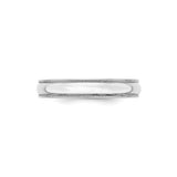 10k White Gold Milgrain, Lightweight wedding band ring alternate angle