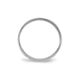 10k White Gold Milgrain, Lightweight wedding band ring alternate angle