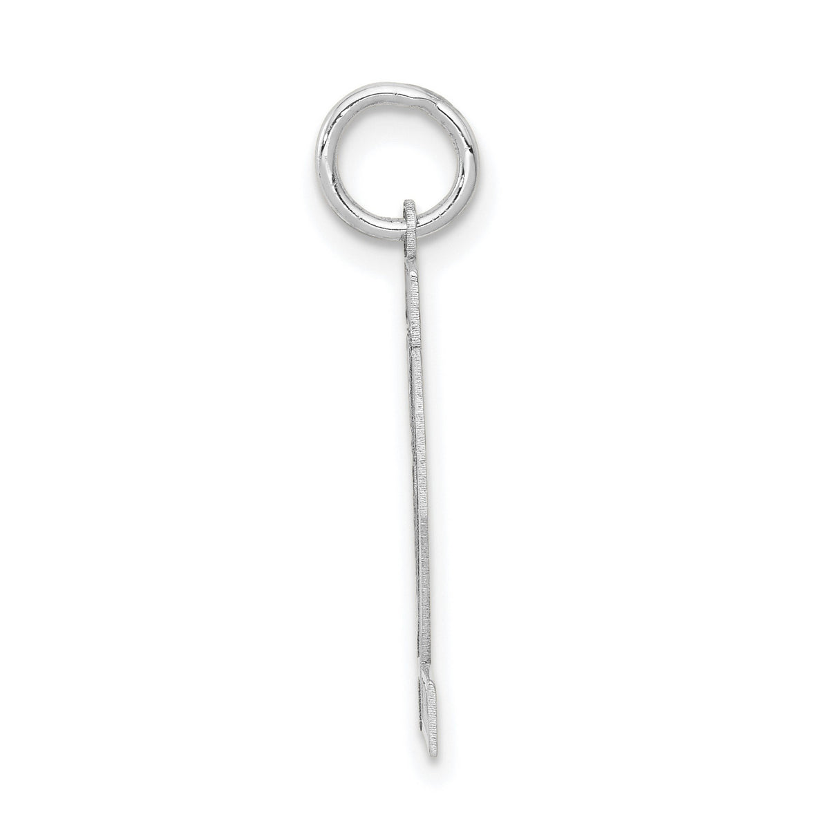 14k White Gold Number 22 Pendant, Bold Jersey Style Sports Charm for Men or Women